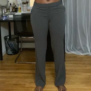 Grey work slacks